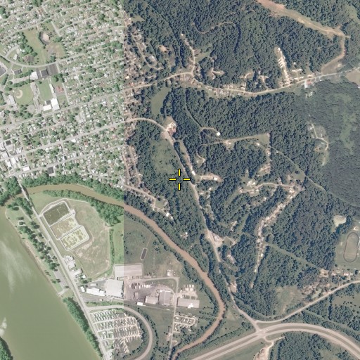 Aerial/Satellite Image of Lick Run, WV