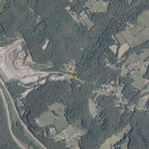 Aerial/Satellite Image of Maple Fork, WV