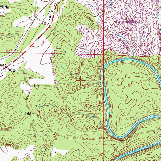 Topographic Map of Goree Mill (historical), AL