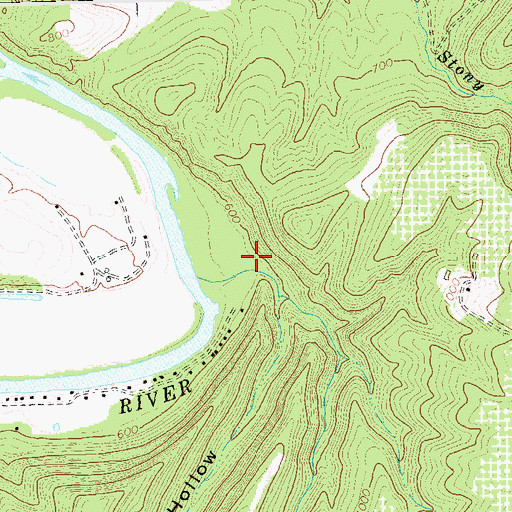 Topographic Map of Mine Hollow, WV