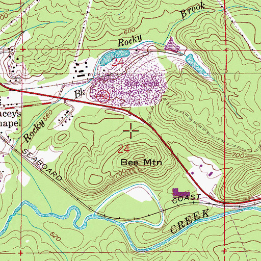 Topographic Map of Wellington Industrial Park, AL