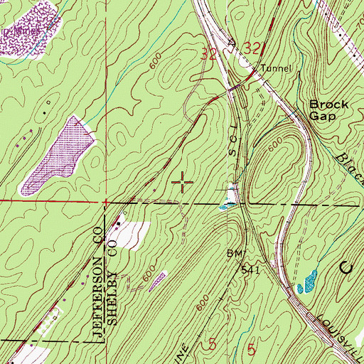 Topographic Map of High Point, AL