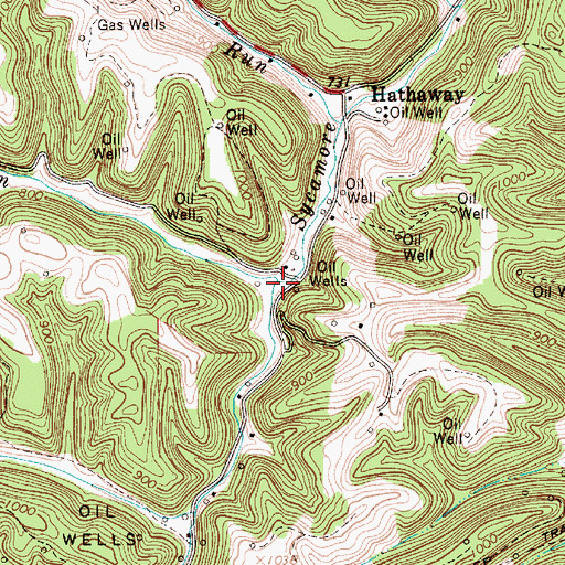 Topographic Map of Mudlick Run, WV