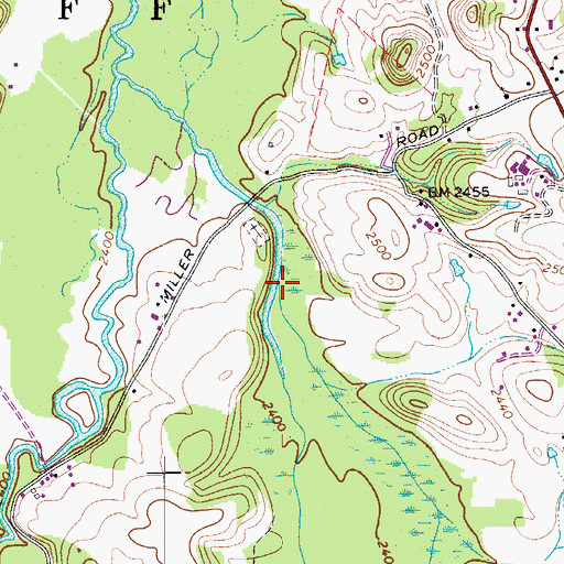 Topographic Map of Otter Creek, WV