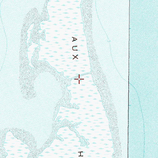 Topographic Map of Isle aux Herbes, AL