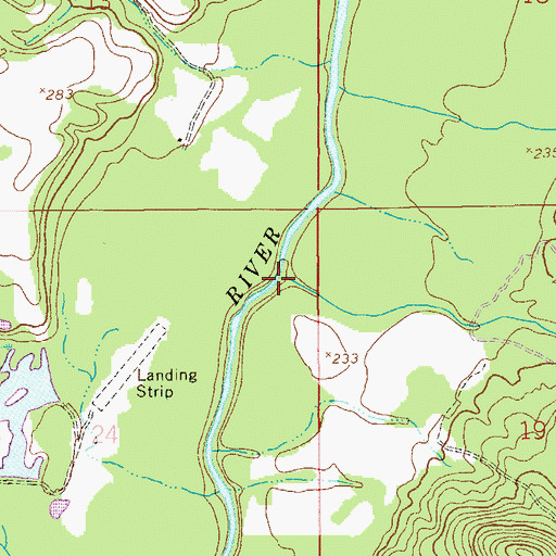 Topographic Map of Folsome Mill Creek, AL