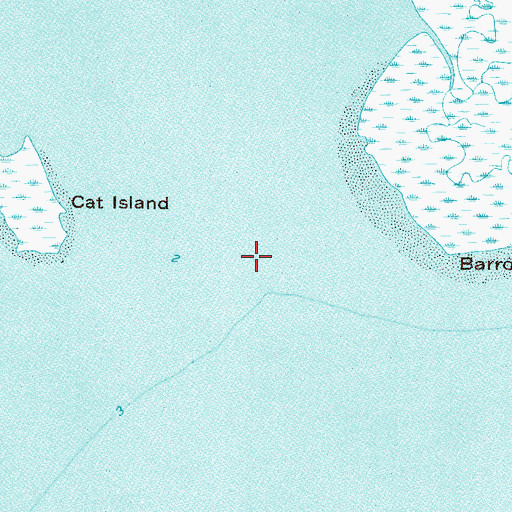 Topographic Map of Pass Berron, AL