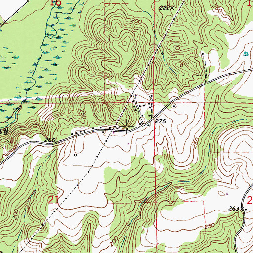 Topographic Map of Apostolic Overcoming Church, AL