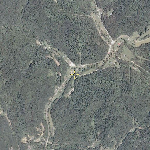 Aerial/Satellite Image of Ruffner Fork, WV