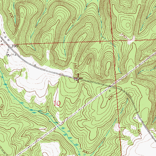 Topographic Map of Pentecostal Gospel Church, AL