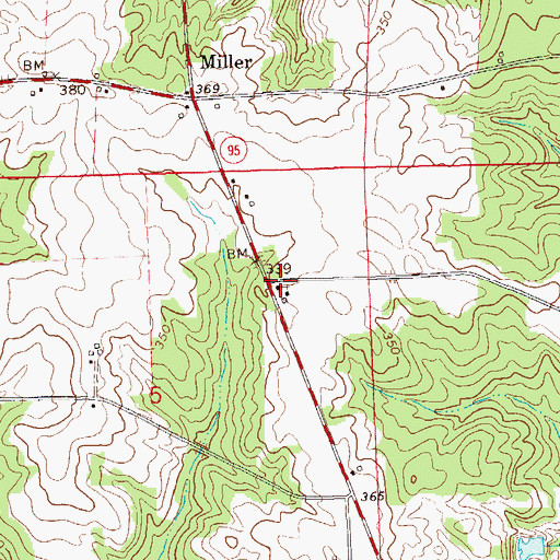 Topographic Map of Pentecostal Holiness Church, AL