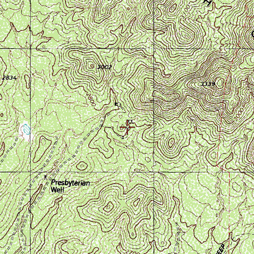 Topographic Map of Midnite Mine, AZ