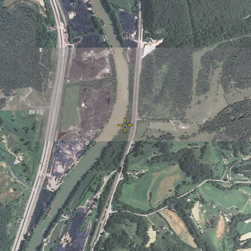Aerial/Satellite Image of Sharps Branch, WV