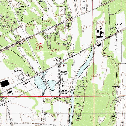 Topographic Map of Dallas County Resource Learning Center, AL