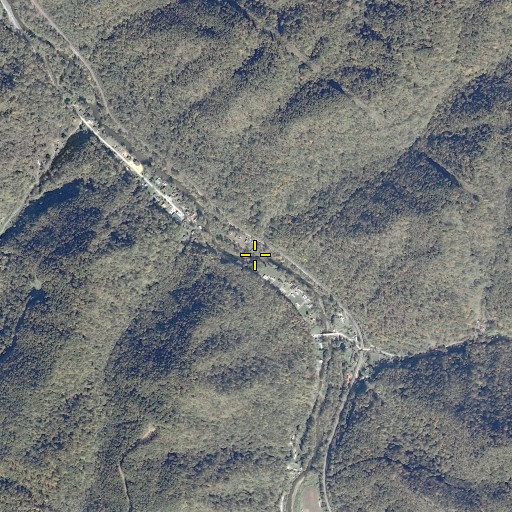 Aerial/Satellite Image of Straight Branch, WV