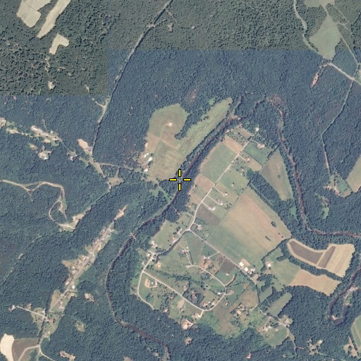 Aerial/Satellite Image of Swim Run, WV