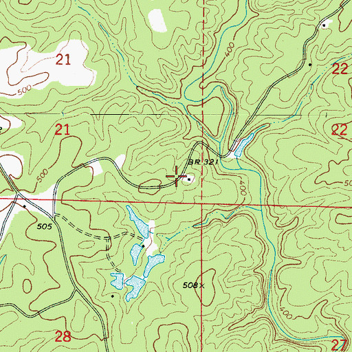 Topographic Map of Holy Bible Church, AL