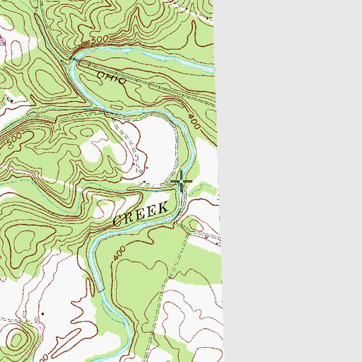 Topographic Map of Tilhance Creek, WV