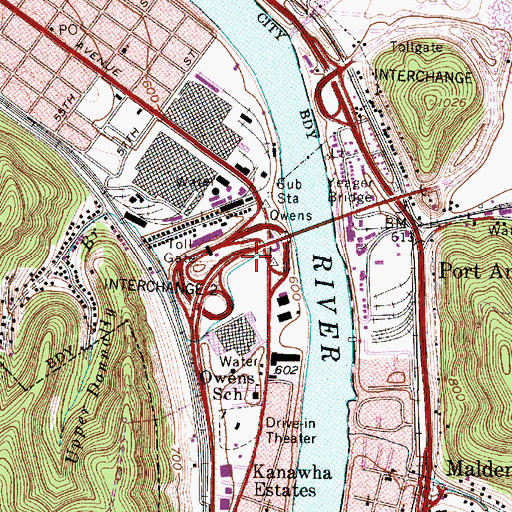 Topographic Map of Upper Donnally Branch, WV
