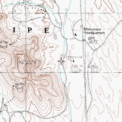 Topographic Map of Organ Pipe Cactus Family Picnic Ground, AZ