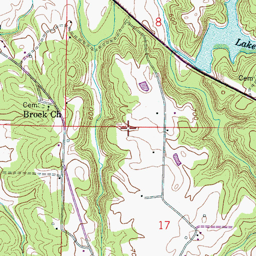 Topographic Map of Whitehouse Gas Field (historical), AL