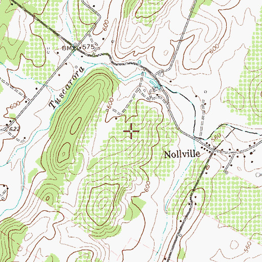 Topographic Map of Berkeley County, WV