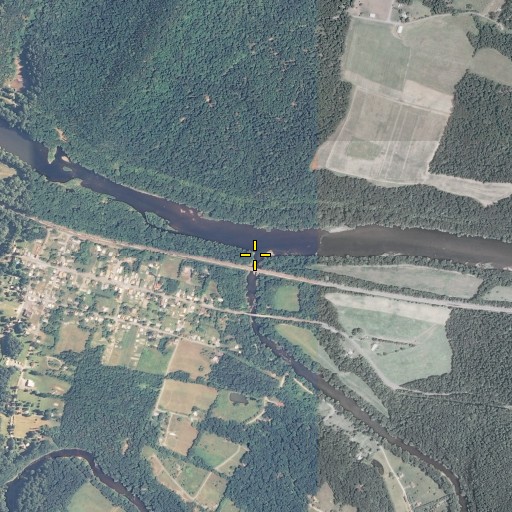 Aerial/Satellite Image of Cacapon River, WV