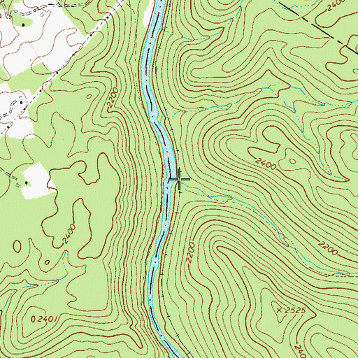 Topographic Map of Enoch Branch, WV