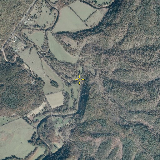 Aerial/Satellite Image of Hawk Run, WV