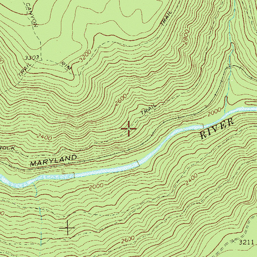 Topographic Map of Limerock Trail, WV