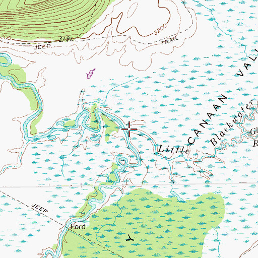 Topographic Map of Little Blackwater River, WV