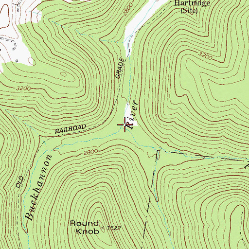 Topographic Map of Phillips Camp Run, WV