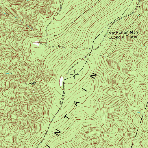 Topographic Map of South Branch Mountain, WV