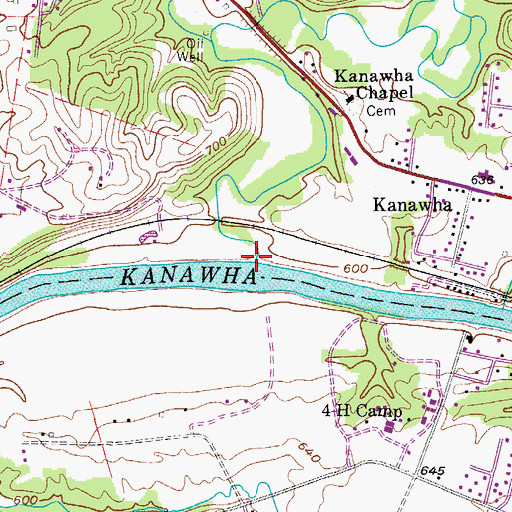 Topographic Map of Stillwell Creek, WV