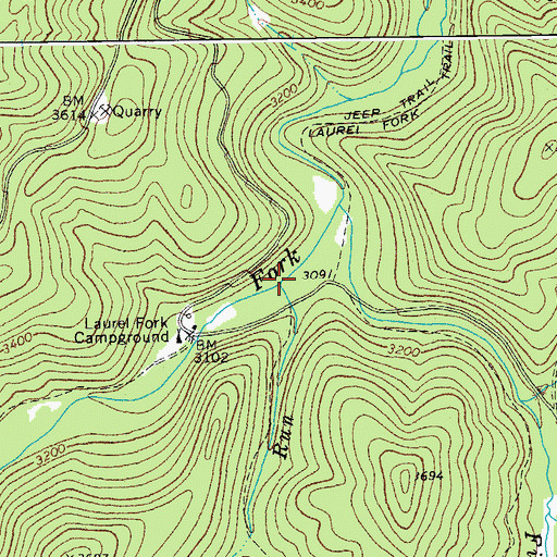 Topographic Map of Tingler Run, WV