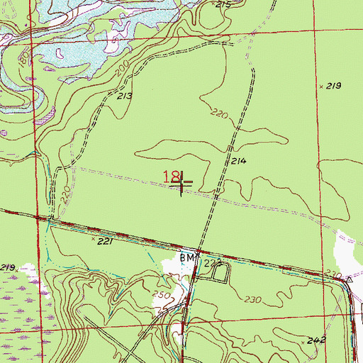 Topographic Map of Apalatchukla (historical), AL