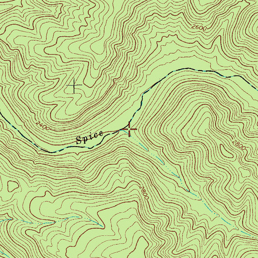 Topographic Map of Long Day Run, WV