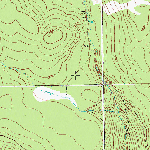 Topographic Map of Dunkenbarger Trail, WV