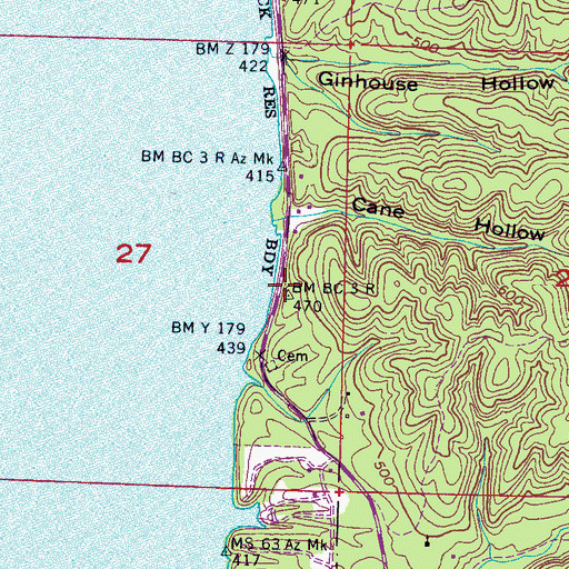 Topographic Map of Scufflehill Methodist Church (historical), AL