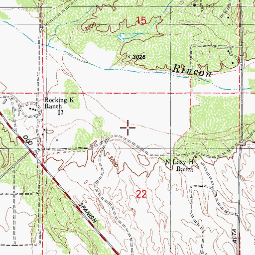 Topographic Map of Rincon Sanitorium (historical), AZ