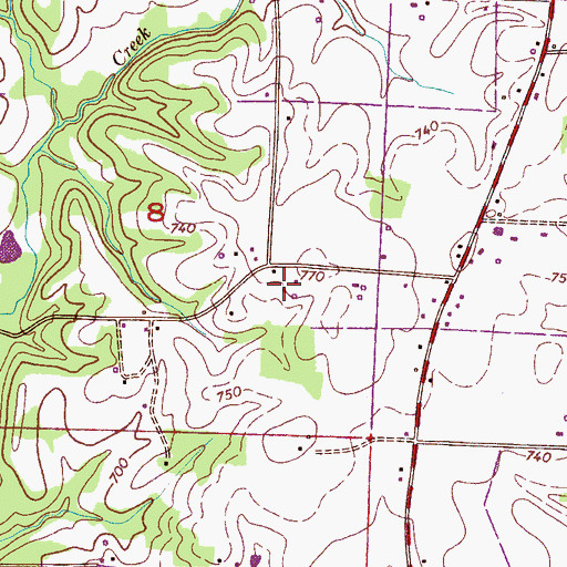 Topographic Map of Howard School (historical), AL