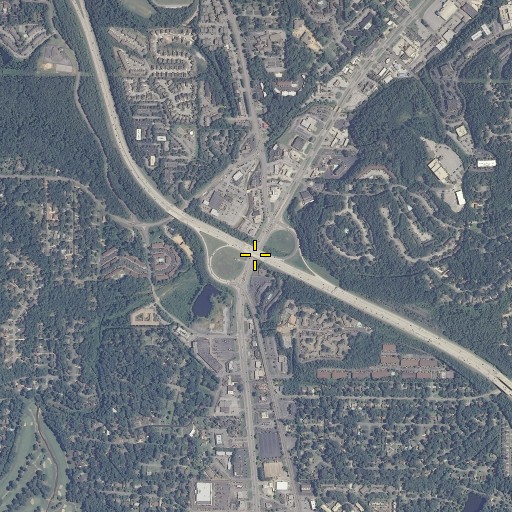Aerial/Satellite Image of Interchange 252, AL