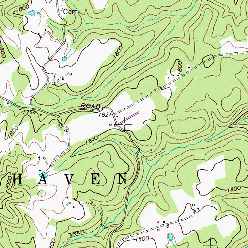 Topographic Map of Koontz School (historical), WV