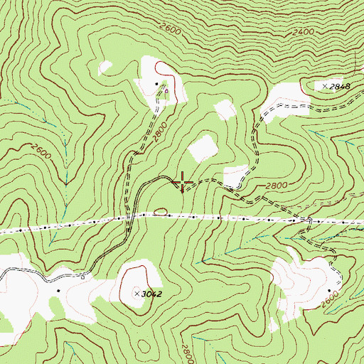 Topographic Map of Loop School (historical), WV