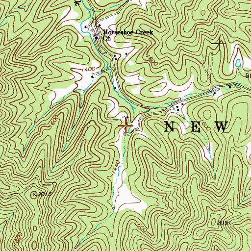 Topographic Map of Minter School (historical), WV