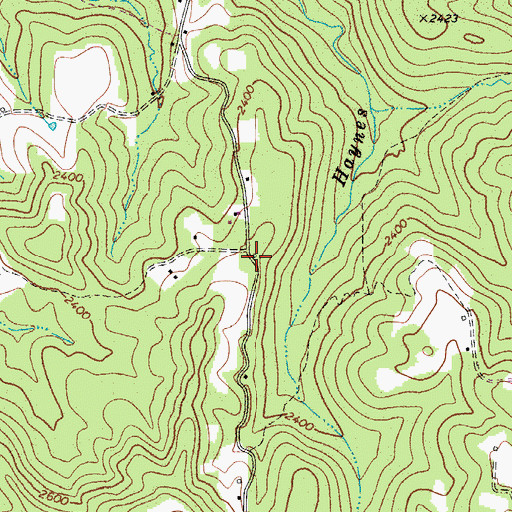 Topographic Map of Prosperity School (historical), WV