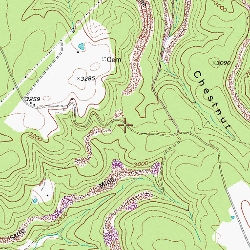 Topographic Map of Quinton School (historical), WV