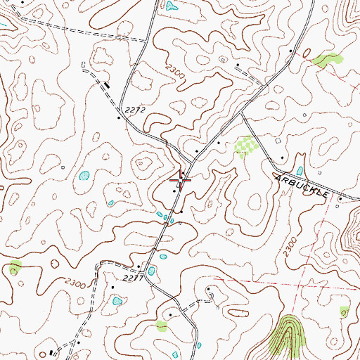 Topographic Map of Fairview School (historical), WV