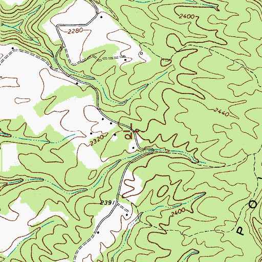 Topographic Map of Gabbert School (historical), WV