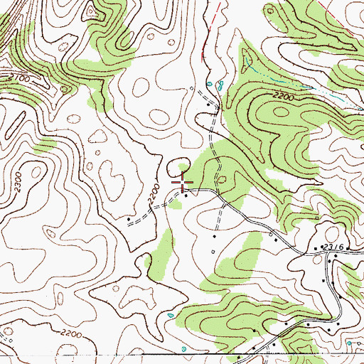 Topographic Map of Gravelpoint School (historical), WV